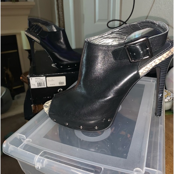 Size 7 black sling heels - Picture 4 of 5